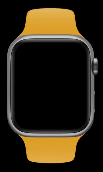 An Apple Watch Series 9 built entirely from vector shapes in Figma